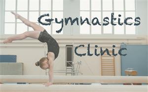 Gymnastics Clinic Sign Up.