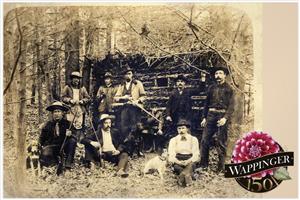 A postcard depicting a picnic at the Willows, now known as Robinson Lane